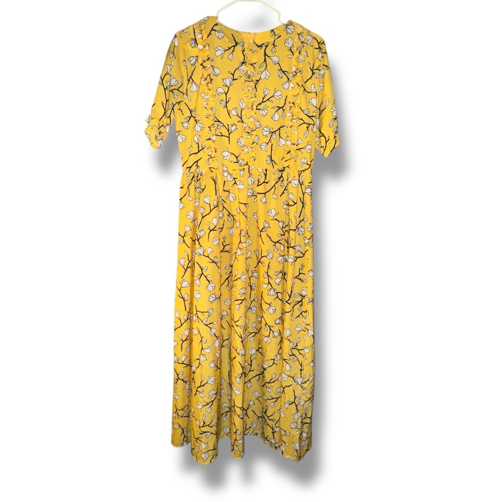 Floral Yellow Dress
